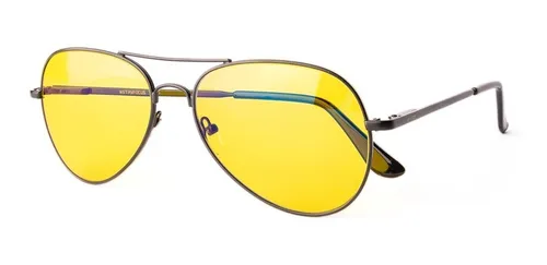 Lentes Amarillo Blueblocker Filtro Luz Azul Skillpro Aviador