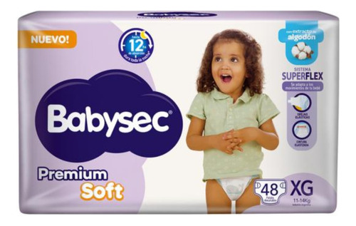 Babysec Premium Soft Pañales Descartables Todos Los Talles