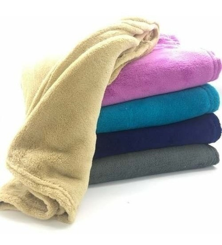 Imagem 2 de 3 de Kit Com 3 Mantinhas Pra Bebê Infantil Soft Inverno Criança