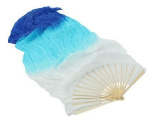 1.8m Long Belly Dancing 100% Silk Bamboo Fan Veil 1 .