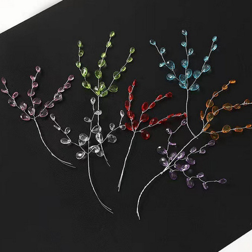 30 De Flores Artificiales Hechos A Mano Con Forma De Azul