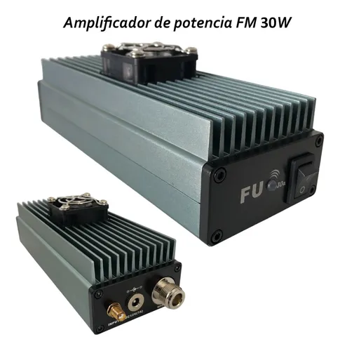 Transmisor Fm Emisora Comunitaria + Antena 30w Alcance 15km