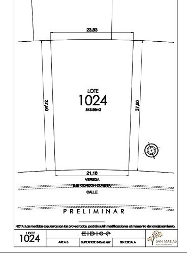 Terreno Lote  En Venta En San Matias - Area 5, San Matias, Escobar