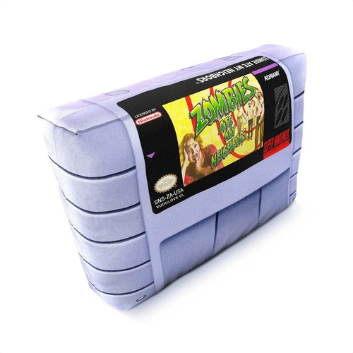 Cojín Snes Zombies Ate My Neighbors 30x20cm Vudú Love