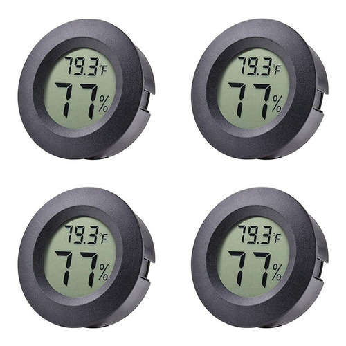 Imagen 2 de 6 de Mini Termómetro Digital , Higrómetro, Temperatura Y Humedad