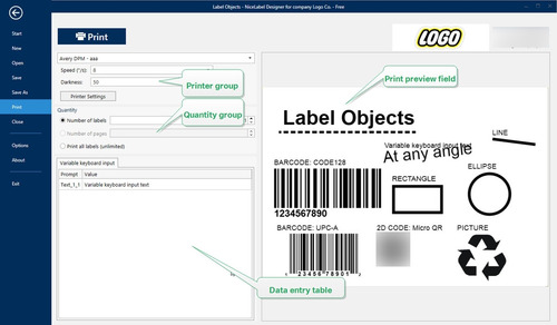 Nicelabel Designer Express Software De Diseño De Etiquetas
