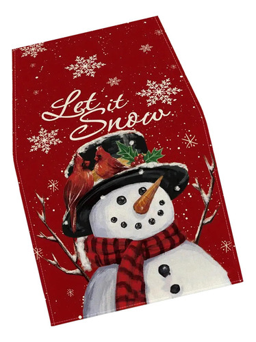2 De Mesa Navideño Con Copos De Nieve, Mantel Para Mesa,