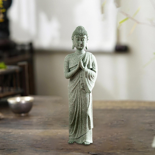 Estatua De Buda De Meditación Patio Hogar Escultura