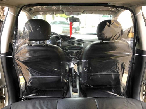 Protector Barrera Aislante Plastico Pvc Auto Taxi Uber Remis