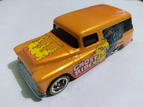 Hot Wheels '55 Chevy Panel 2015 Ghost Rider Real Rider Gomas