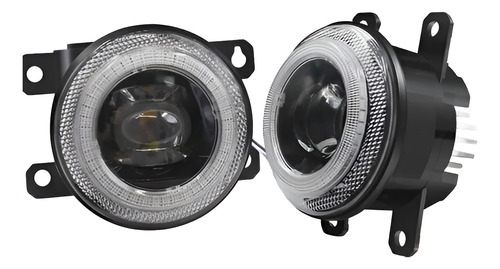 Faros Niebla Led Lupa 3d Aro Led Para Renault Logan Sandero