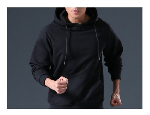 Sudadera Con Capucha Básica Lisa