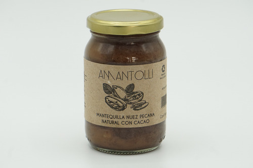 Mantequilla De Nuez Con Cacao Amantolli, 100% Natural