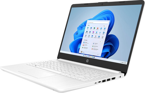 Laptop Hp 14 14'' Intel N4120 8gb 64gb Windows 11-blanco