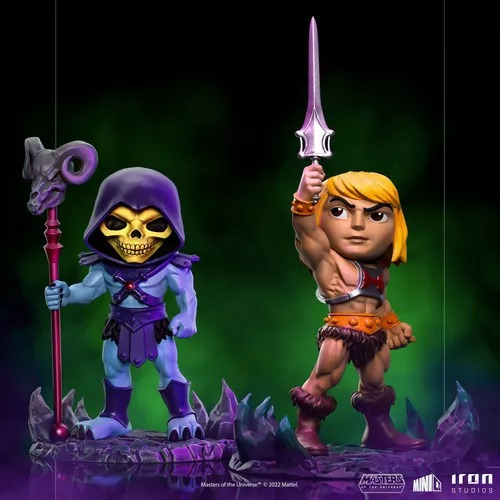 Minico He-man Esqueleto - Iron Studios - Mestres Do Universo