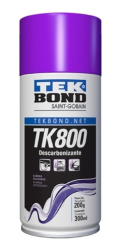 Tekspray Descarbonizante Tk800 300ml Tekbond 21513005900