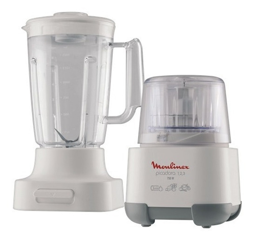 Picadora Moulinex Pica 1-2-3 Ad6021ar +vaso 750watts