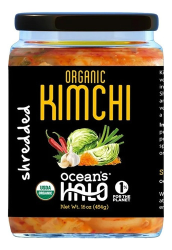 Ocean's Halo Organic Kimchi Shredded 454 G