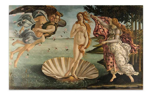 Cuadro Canvas  Bastidor Nacimiento De Venus Botticelli 70x44