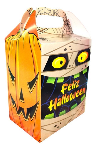 Caja Para Dulces Con Tematica Halloween Momia