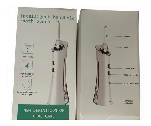 Imagen 8 de 11 de Irrigador Dental Con 4 Funciones Limpiador Ortodoncia Diente