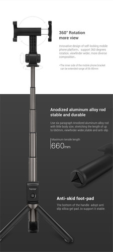 Huawei Honra Af15 Selfie Stick Tripé Portátil Sem Fio