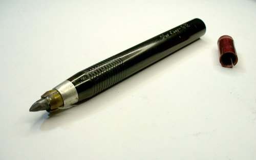 Portaminas Texa Aluminio Para Mina De 6mm. Antiguo Esmaltado Negro (Usado)