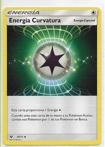 Pokémon Energía Curvatura 70/73 Uncommon. (Usado)