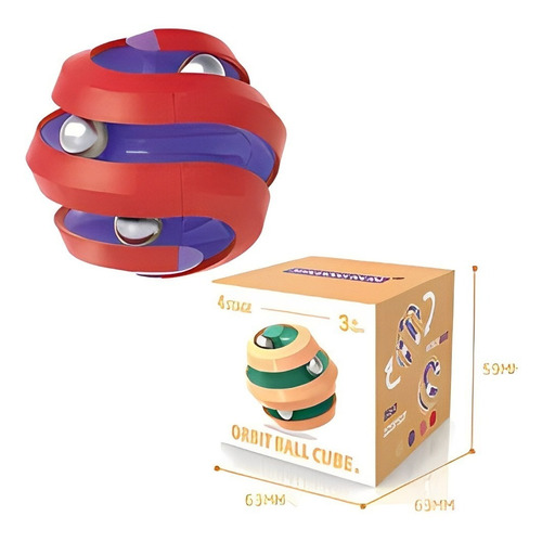 3x Bola Giratoria Fidget Rompecabezas Juguete Infinito