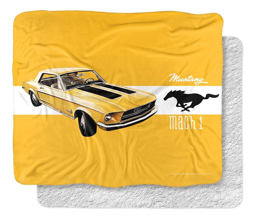 Manta Ford Mustang, 50  X60 , Mach 1 Silky Touch Sherpa Back