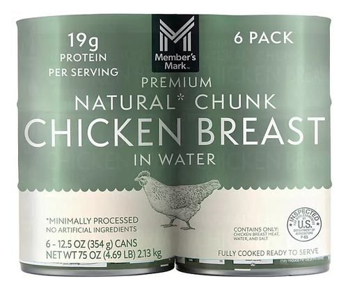 Member's Mark, Pechuga De Pollo En Trozos Premium. 6 Ct.