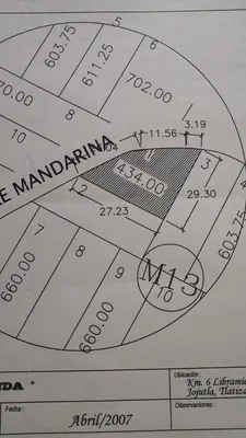 Terreno en venta