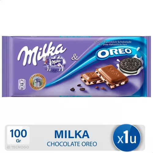 Chocolate Milka relleno con oreo 100 g