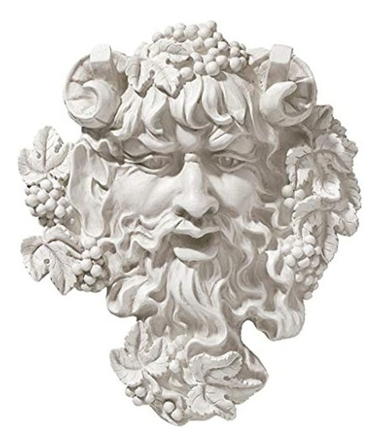 Diseño Toscano Bacchus God Of Wine Greenman Escultura De Pa