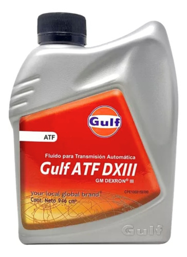 Aceite Gulf Atf Dxiii 946cm3 Para Caja Automatica