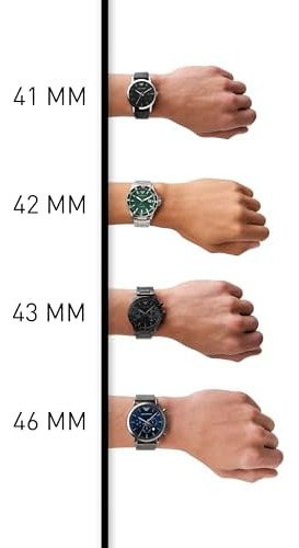 Relógio Emporio Armani Mens Cronógrafo De Dois Tons Em Aço