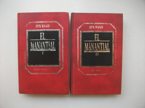 El Manantial - Ayn Rand - Dos Tomos / Tapa Dura