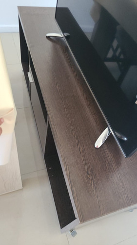 Mueble Tv Y Audio En Excelente Estado Marrón Oscuro (Usado)