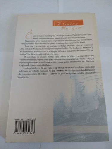 Imagem 2 de 2 de Livro A Outra Margem - Romance De Paulo R. Santos Usado