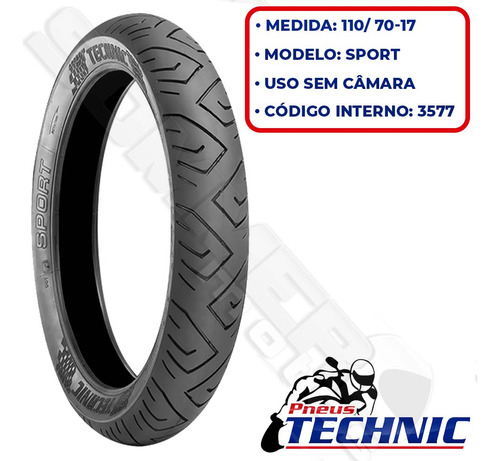 Par Pneu Cb 500/ Cbr 450/ Cb 300/ Cbx 250 Twister Technic