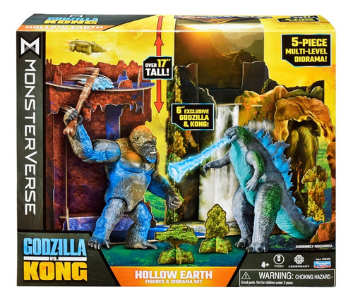 Godzilla X Kong - Diorama Hollow Earth 17 Pulgadas