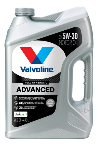 Valvoline Advanced Full Sintética Sae 5w-30 Aceite De Motor