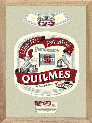 Quilmes Cerveza Cuadros Posters Carteles Publicidades   X542