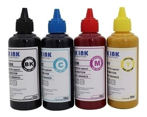 Tintas Sublimacion Importada Compatible Con Epson 100ml X 1u