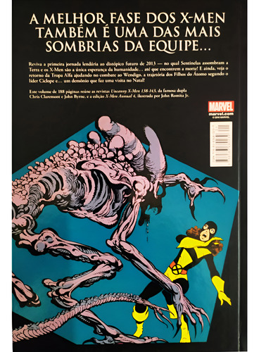 X-men: Dias De Um Futuro Esquecido, De Claremont, Chris. Editoria Panini Brasil Ltda, Capa Dura Em Português, 2016 (Usado)