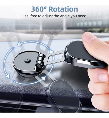 Soporte Magnético Plegable Para Teléfono De Coche