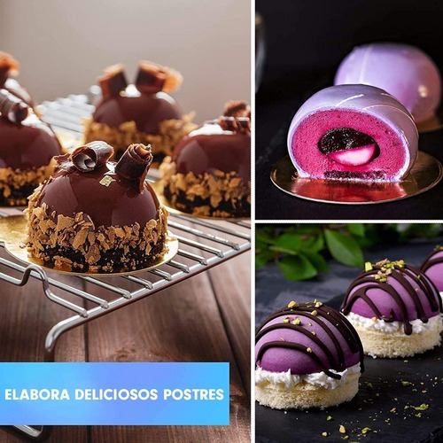 Para 1 Molde De Silicona 6pcs Bomba De Gelatina Chocolate /5