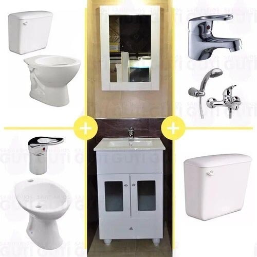 Baño Completo Bl Bacha Loza Griferías Sanitarios Ferrum