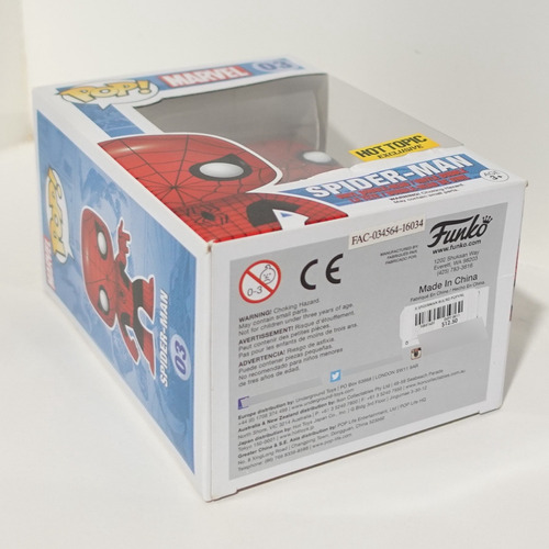Funko Pop! Marvel Clasico - Spider-man 03 Hot Topic (Usado)