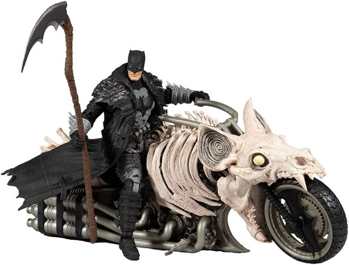 Batman Death Metal Y Moto Batcycle Mcfarlane Dc Multiverse (Usado)